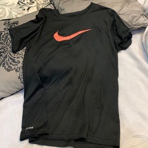 Nike black t-shirt with swoosh